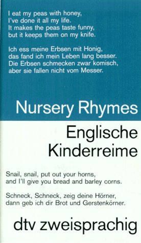 Imagen de archivo de DTV Zweisprachig: Nursery Rhymes/Englische Kinderreime a la venta por ThriftBooks-Atlanta