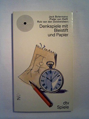 Beispielbild fr Denkspiele mit Bleistift und Papier. zum Verkauf von Versandantiquariat Felix Mcke
