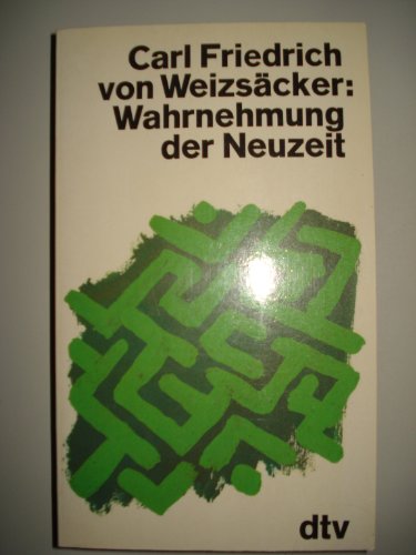 Stock image for Wahrnehmung der Neuzeit for sale by Buchhandlung-Antiquariat Sawhney