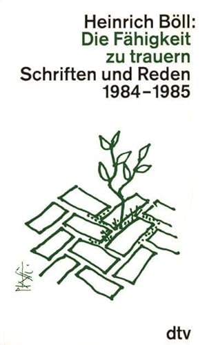 9783423106092: Die Fhigkeit zu trauern: Schriften und Reden 1984 - 1985