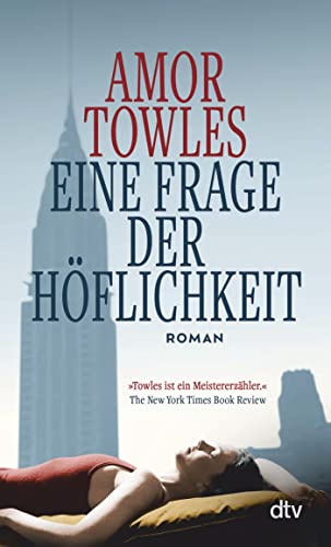Stock image for Eine Frage der Hflichkeit: Roman for sale by medimops
