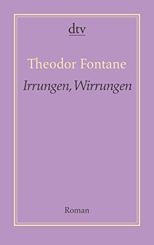 Imagen de archivo de Irrungen, Wirrungen: Roman a la venta por medimops