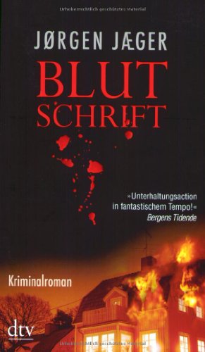 9783423211116: Blutschrift: Kriminalroman