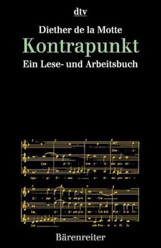 9783423301466: Kontrapunkt: Ein Lese- und Arbeitsbuch