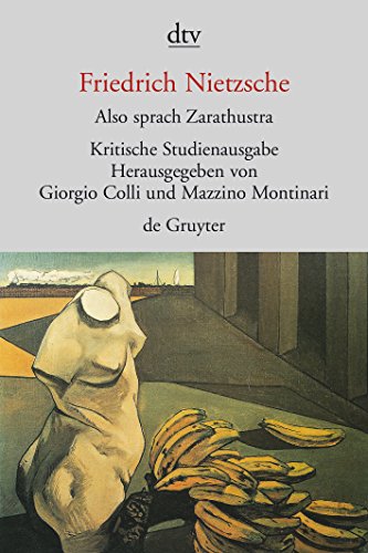 9783423301541: Also sprach zarathustra I-IV: Kritische Studienausgabe