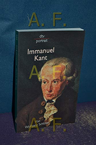 Imagen de archivo de Immanuel Kant (Taschenbuch) von Martin Sulzer-Reichel (Herausgeber), Wolfgang Schlüter (Autor) a la venta por Nietzsche-Buchhandlung OHG