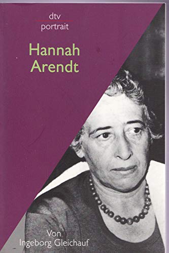 Beispielbild fr Hannah Arendt zum Verkauf von medimops