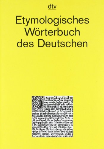 9783423325110: Etymologisches Worterbuch DES Weutschen