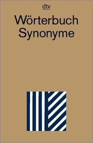 Imagen de archivo de Wo?rterbuch Synonyme (German Edition) a la venta por MusicMagpie