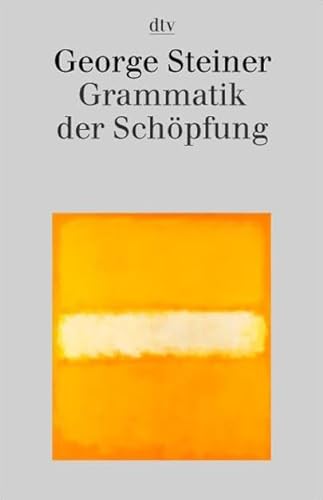 Stock image for Grammatik der Schöpfung. for sale by Antiquariat & Verlag Jenior