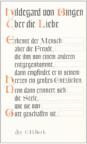 Ãœber die Liebe (Taschenbuch) von Peter Dinzelbacher (Herausgeber), Hildegard von Bingen (Autor)