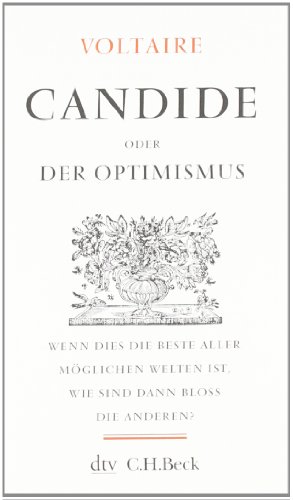 Stock image for Candide oder Der Optimismus -Language: german for sale by GreatBookPrices