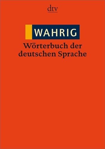 9783423344500: WAHRIG Wrterbuch der deutschen Sprache