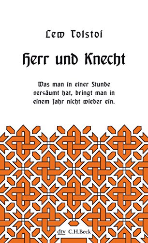 Beispielbild fr Herr und Knecht: Mit einem Nachwort von Ulrich Schmid zum Verkauf von medimops