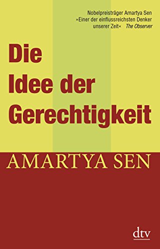 Die Idee der Gerechtigkeit (9783423347198) by Amartya Sen