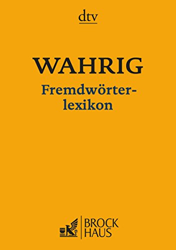 WAHRIG FremdwÃ¶rterlexikon (9783423347419) by Renate Wahrig-Burfeind