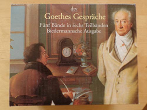 Beispielbild fr Goethes Gesprche: 5 Bde. in 6 Teilen. zum Verkauf von medimops