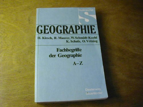 Beispielbild fr Fachbegriffe der Geographie A- Z zum Verkauf von Buchpark