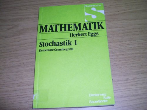 9783425052816: Stochastik: Elementare Grundbegriffe - Eggs, Herbert