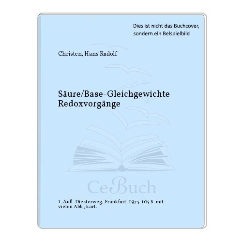 Säure/Base-Gleichgewichte Redoxvorgänge