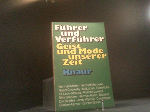 Stock image for Fhrer und Verfhrer for sale by Versandantiquariat Felix Mcke