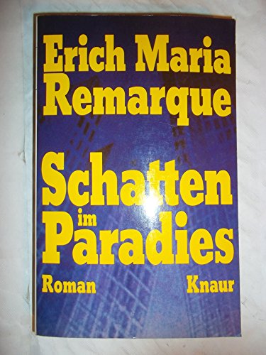 Imagen de archivo de Schatten im Paradies (Knaur Taschenbcher. Romane, Erzhlungen) a la venta por Versandantiquariat Felix Mcke