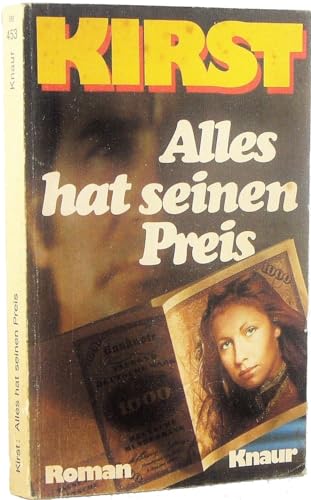 Alles hat seinen Preis - Roman; Kriminalroman - Vollständige Taschenbuchausgabe - 7.Aufl. (78.-87...