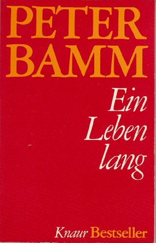 Imagen de archivo de Ein Leben lang a la venta por German Book Center N.A. Inc.