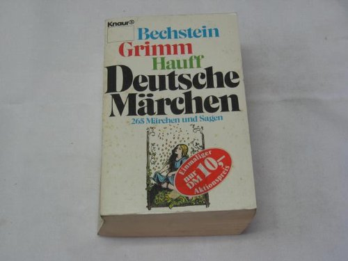 Imagen de archivo de DEUTSCHE MRCHEN. 265 MRCHEN UND SAGEN. a la venta por The Story Shop