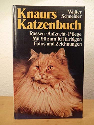 Beispielbild für Knauers Katzenbuch. Rassen, Aufzucht, Pflege. zum Verkauf von Alexandre Madeleyn