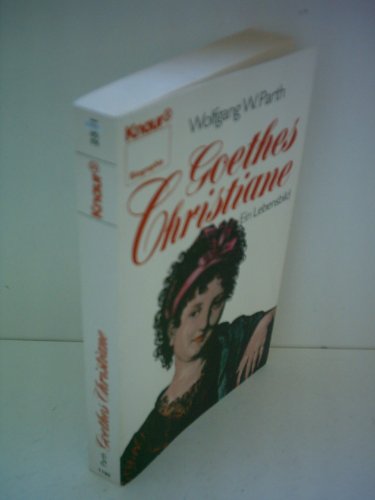 Beispielbild fr Goethes Christiane. Ein Lebensbild. zum Verkauf von Reuseabook