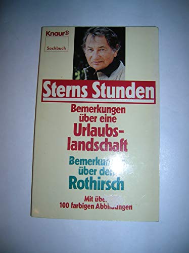 Beispielbild fr Bemerkungen ber eine Urlaubslandschaft. Bemerkungen ber den Rothirsch. ( Sachbuch). zum Verkauf von medimops