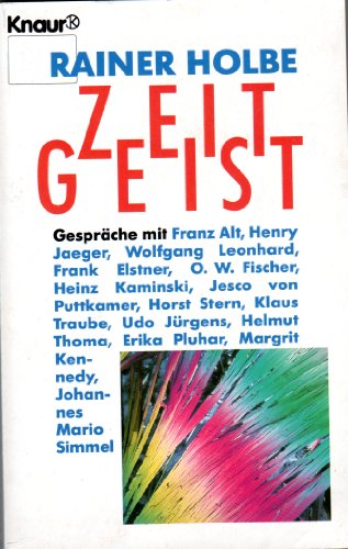 Imagen de archivo de Zeitgeist a la venta por Bernhard Kiewel Rare Books