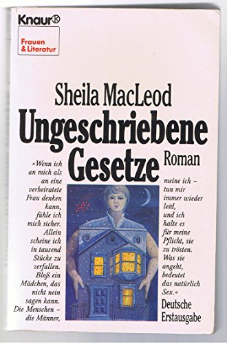 9783426080450: Ungeschriebene Gesetze. Roman. ( Frauen und Literatur).