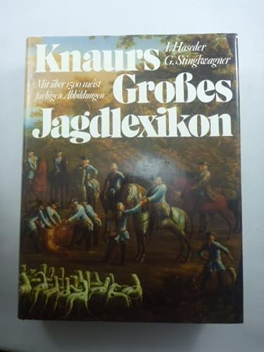 Beispielbild fr Knaurs Groes Jagdlexikon. Mit 12.000 Stichwrtern zum Verkauf von medimops