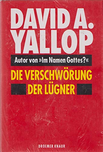 Beispielbild fr Die Verschwrung der Lgner. Aus dem Englischen von Andrea Galler, Thomas Pfeiffer und Renate Weitbrecht. zum Verkauf von Mephisto-Antiquariat