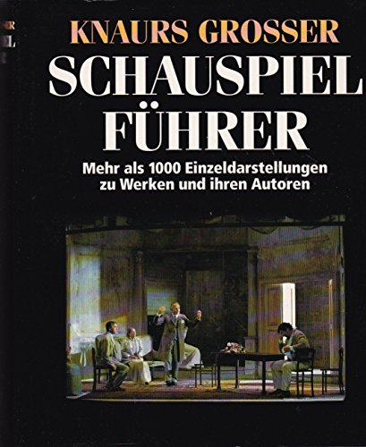 Beispielbild fr Knaurs grosser Schauspielführer zum Verkauf von Books From California