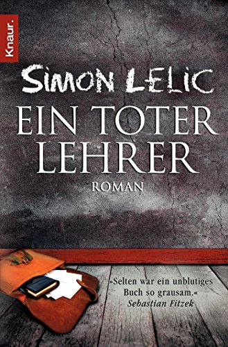 Beispielbild fr Ein toter Lehrer: Roman zum Verkauf von medimops