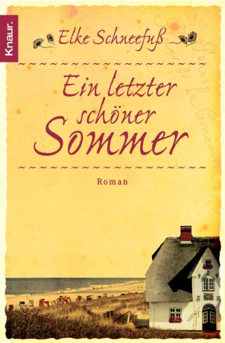 Stock image for Ein letzter schner Sommer for sale by medimops