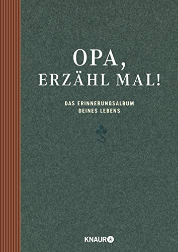 Stock image for Opa, erzhl mal: Das Erinnerungsalbum deines Lebens for sale by medimops