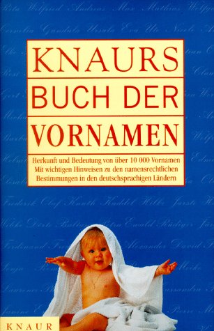 Stock image for Knaurs Buch Der Vornamen for sale by Concordia Books