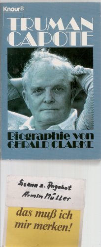 9783426750308: Truman Capote (Knaur Taschenbcher. Biographien)