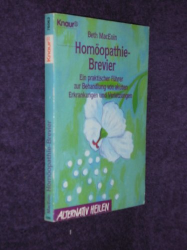 Beispielbild fr Homopathie- Brevier zum Verkauf von medimops