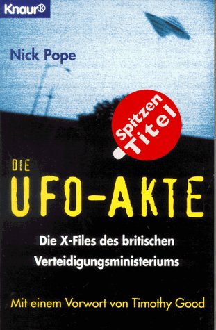 Beispielbild fr Die UFO- Akte zum Verkauf von medimops