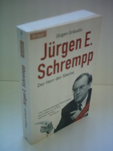 Beispielbild fr Jrgen E. Schrempp zum Verkauf von Eichhorn GmbH