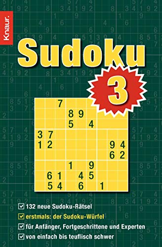 Imagen de archivo de Sudoku 3: Das spannenste Zahlenrtsel der Welt a la venta por medimops