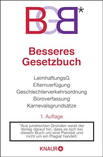 Stock image for BGB - Besseres Gesetzbuch for sale by Versandantiquariat Jena