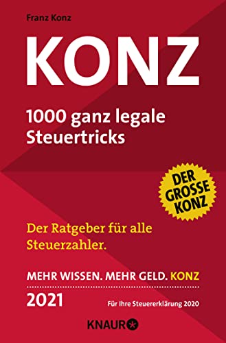 Beispielbild fr Konz: 1000 ganz legale Steuertricks zum Verkauf von medimops