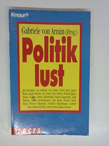 Stock image for Politiklust. for sale by Leserstrahl  (Preise inkl. MwSt.)