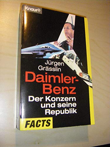 Imagen de archivo de Daimler- Benz. Der Konzern und seine Republik a la venta por medimops